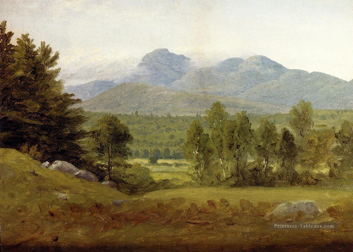 Croquis du Mont Chocorua New Hampshire paysage Sanford Robinson Gifford Peintures à l'huile